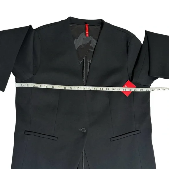 SPANX 🆕 Perfect Collarless Blazer Classic Black Size Large. Closet Staple! - Picture 5 of 11
